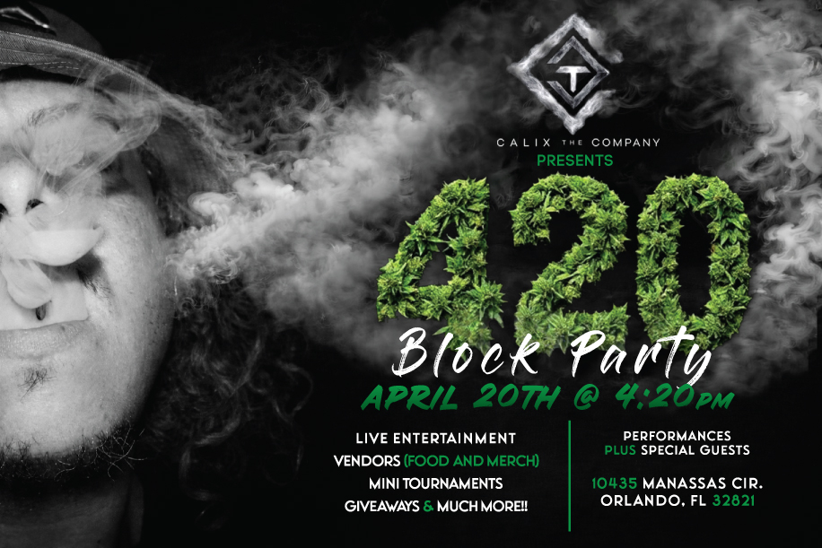 Upcoming Calix the Company Event Flyer